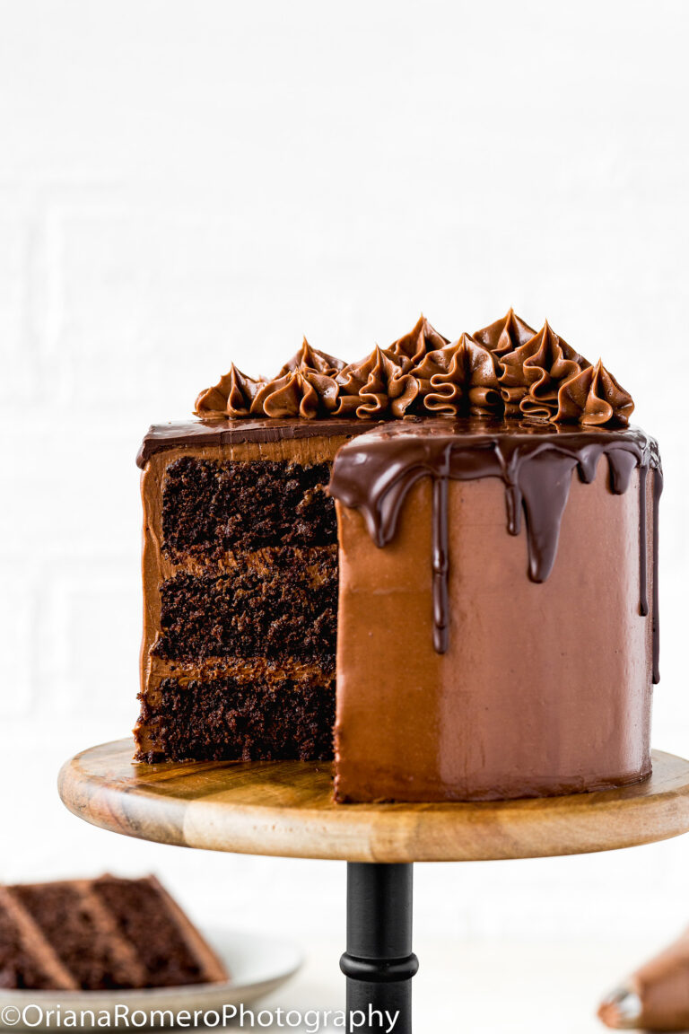 Eggless Old-Fashioned Chocolate Layer Cake