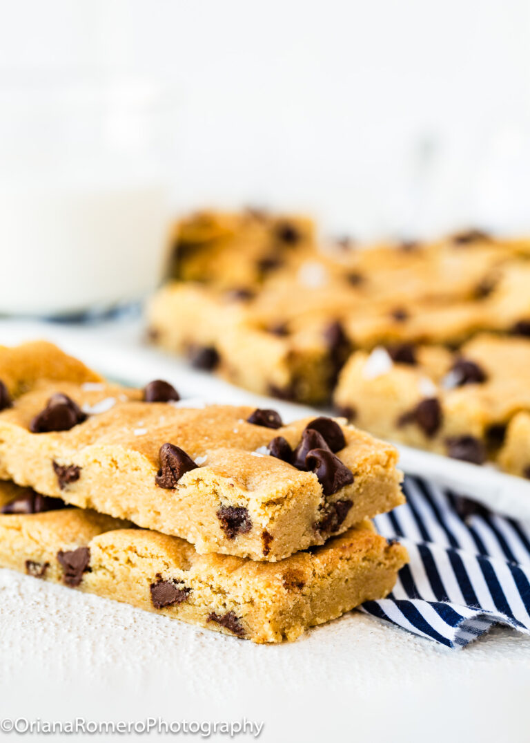 Eggless Chocolate Chip Cookie Bars
