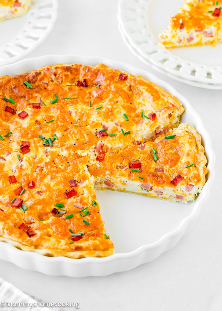 Easy Eggless Quiche